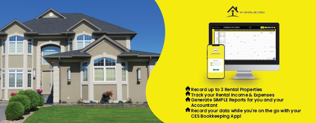 Track your tax records with My Rental Records, fast and convenient, taking the stress and mess out of tax preparation